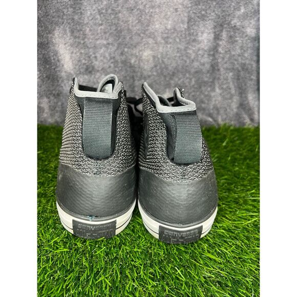 Converse Chuck Taylor All Star Mid Black Gray Knit Sneakers Unisex Men’s 12 main image 6